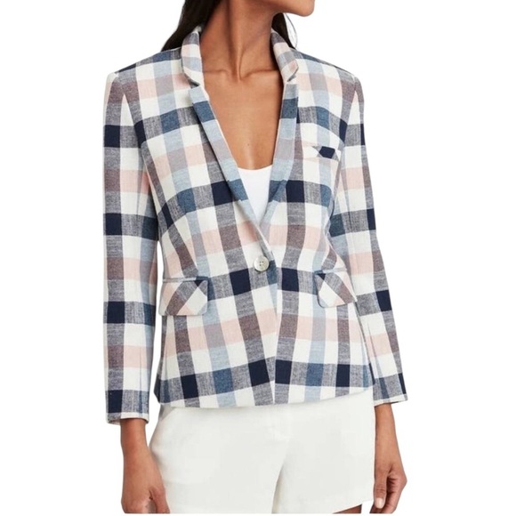 Veronica Beard - Schoolboy Stand Collar Dickey Feminine Blazer Sz 6 - Picture 1 of 10